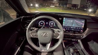 2024 Lexus Tx 500H F Sport Performance Luxury Awd - Pov Night Driving Impressions