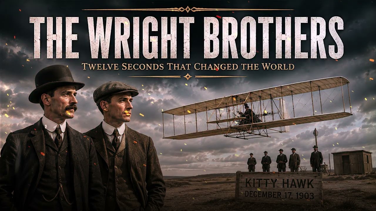 Watch Wright Brothers 1903 – Twelve Seconds That Changed the World | Epic Aviation History Song on YouTube Watch Wright Brothers 1903 – Twelve Seconds That Changed the World | Epic Aviation History Song on YouTube