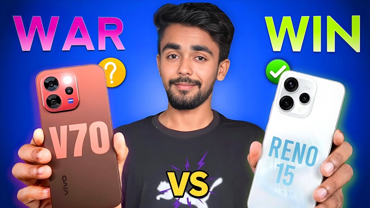Vivo V70 or OPPO Reno 15? Full Detailed Comparison ⚡ Best Phone Under ₹45000🤔