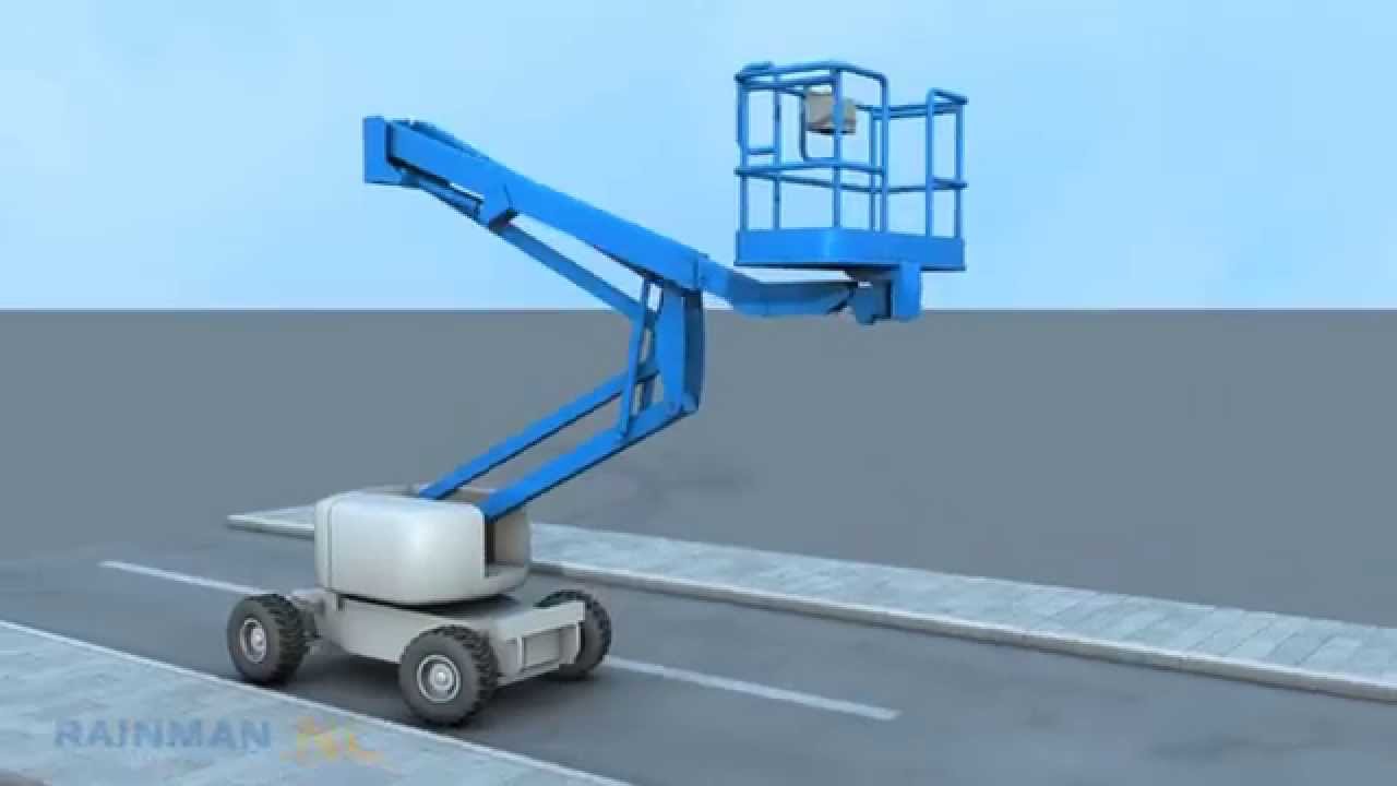 3D animation Boom Lift YouTube