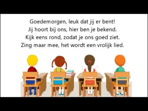 Verwonderlijk Goedemorgen, leuk dat jij er bent! - YouTube LG-11