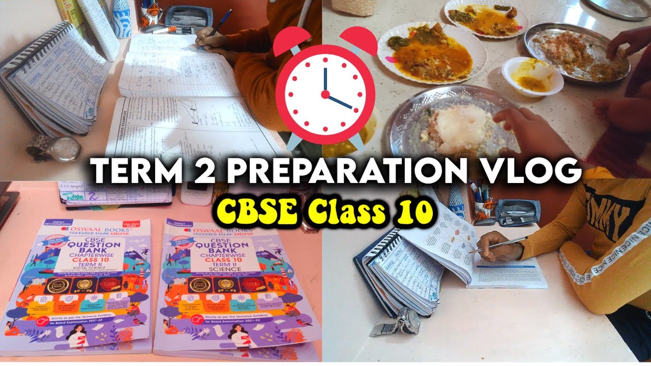 Term 2 Preparation Vlog | Class 10 Cbse Study Vlog ⏰ - YouTube