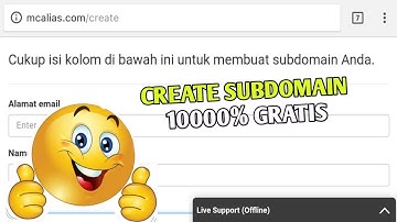 CARA MEMBUAT SUBDOMAIN GRATIS