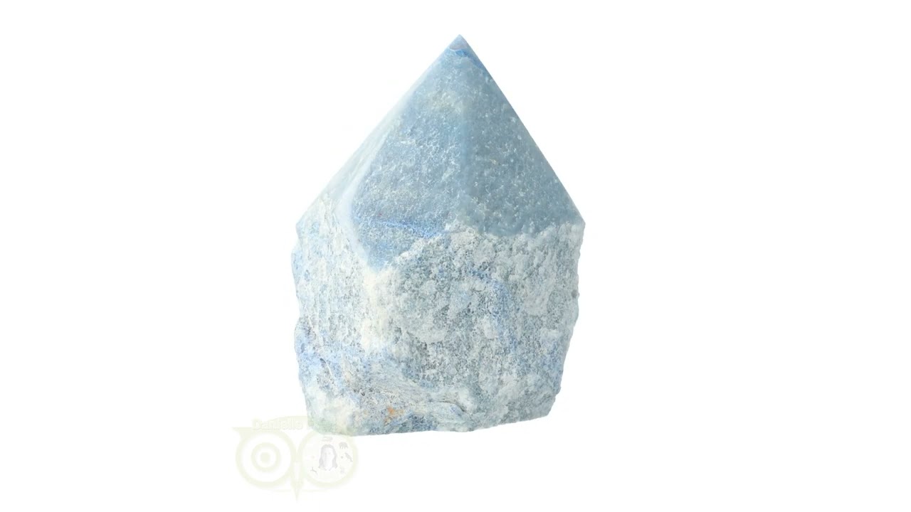 Blauwe kwarts  geslepen Punt Nr 12 - Edelstenen punten kopen