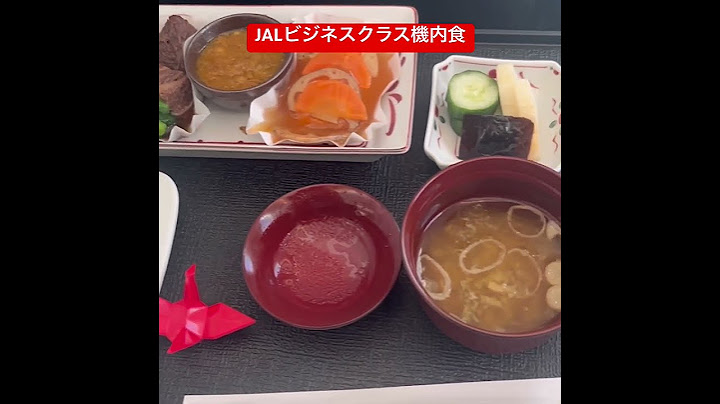 JAL39便　羽田→ニューデリー　ビジネスクラス機内食　和食　#JAL #インド　#ニューデリー　#newdelhi  #airplane #businessclass