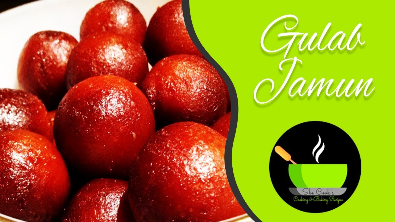 Gulab Jamun Recipe / Gulab Jamun with Khoya - Kova / How To Make Gulab Jamun | She Cooks