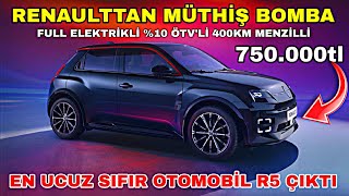 750.000 TL SATIŞ FİYATIYLA EN UCUZ OTOMOBİL RENAULT 5 ELEKTRİK TÜRKİYEDE SATIŞA ÇIKIYOR