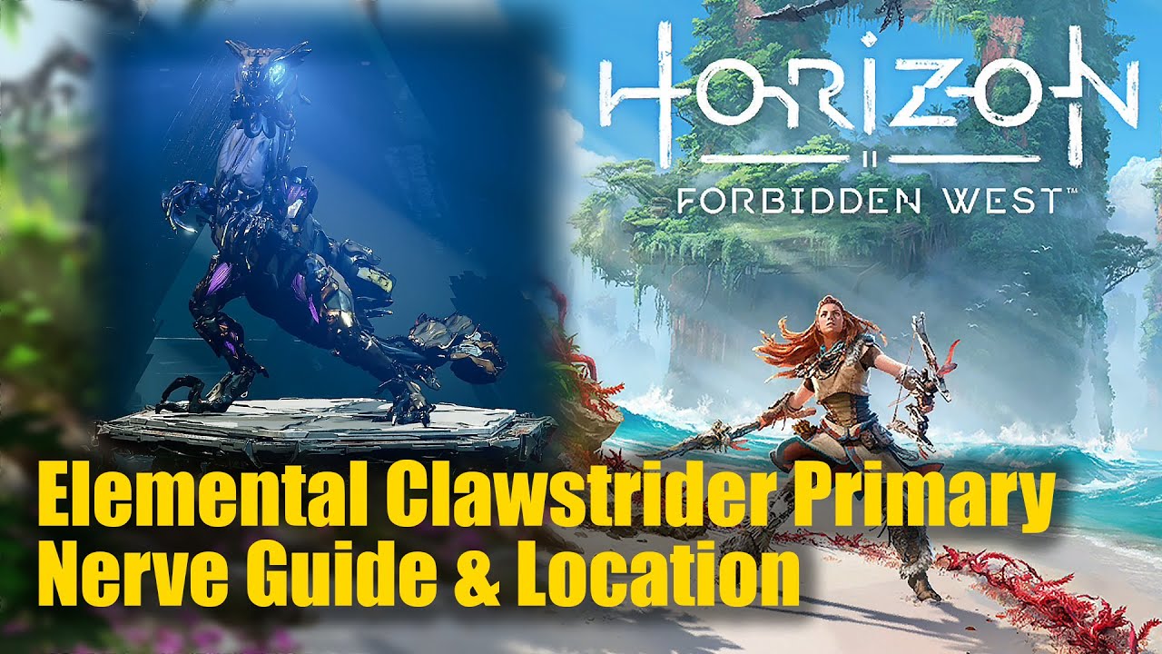 Horizon Forbidden West Elemental Clawstrider Primary Nerve Resources (Rare)