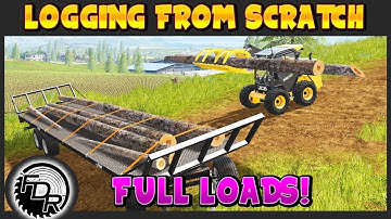 Bigger Loads! | Farming Simulator 2017 | Logging From Scratch #9