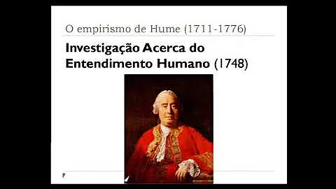 O que é a ideia para Hume?
