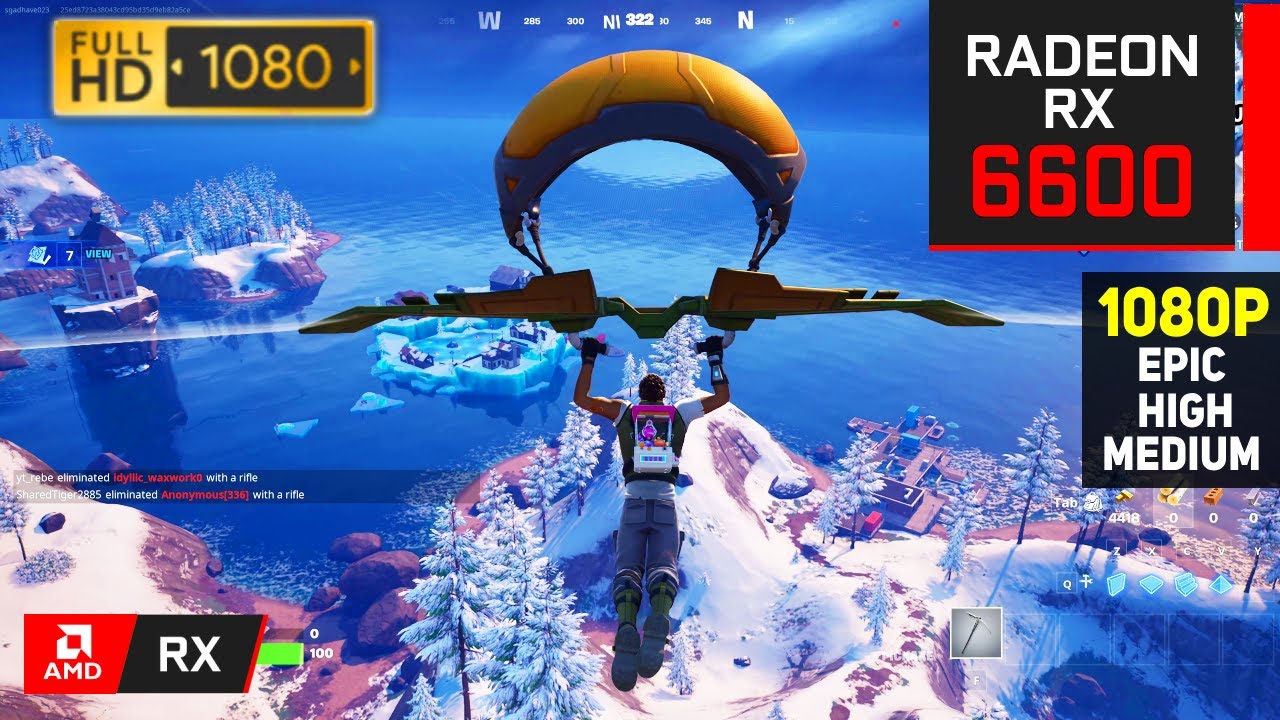 Fortnite : Chapter 5 Season 1 | RX 6600 8GB (1080p All Graphics) - YouTube