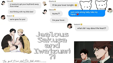 Boom Boom Boom Boom "I want you in my room" | Lyric Prank | Haikyuu Text | Sakuatsu | Iwaoi |