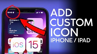 How to Add Custom Icon on your iPhone iPad Screen iOS 15