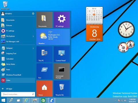 Гаджеты для Windows 10