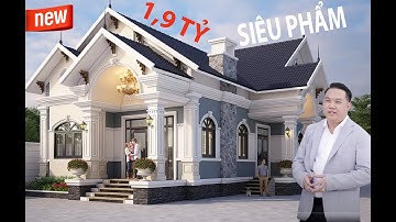 CHIÊM NGƯỠNG mẫu BIỆT THỰ mái thái 1 tầng chỉ 1,9 tỷ tại ĐỒNG THÁP | MH01254