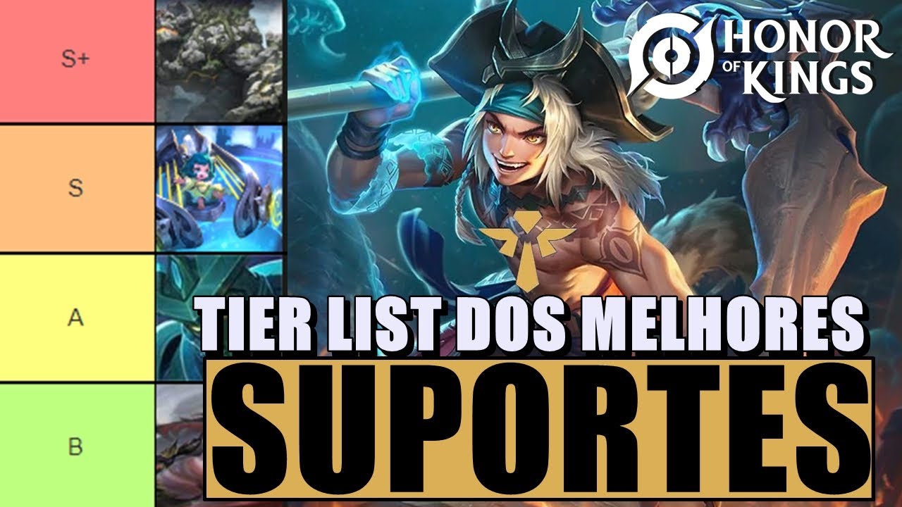 TIER LIST MELHORES TANKS & SUPORTES QUE TODO JOGADOR DE HONOR OF KINGS TEM  QUE TER PRA SUBIR DE ELO 