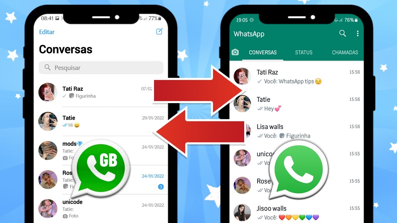 Como voltar para o WhatsApp Normal Sem Perder as Conversas - YouTube
