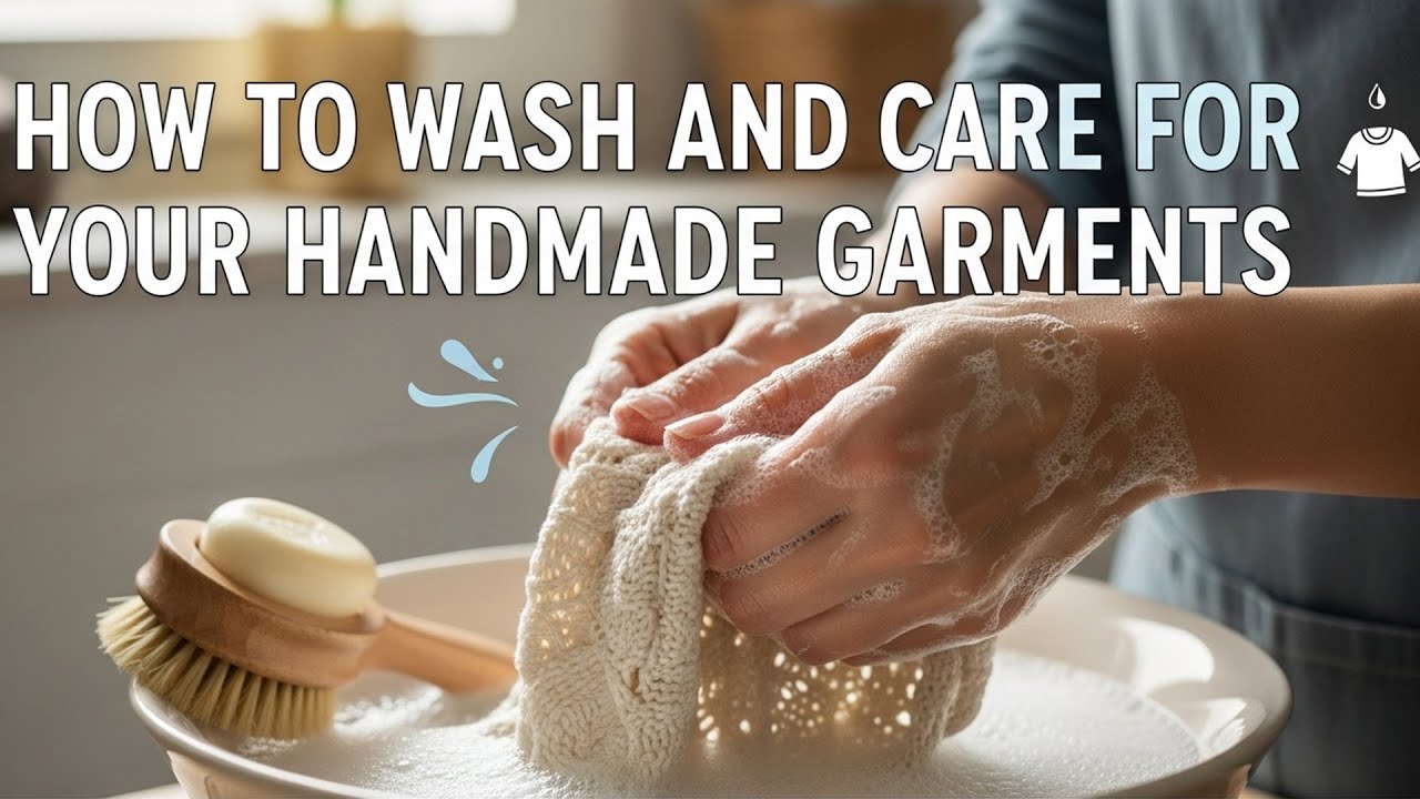 Как стирать и ухаживать за изделиями ручной работы