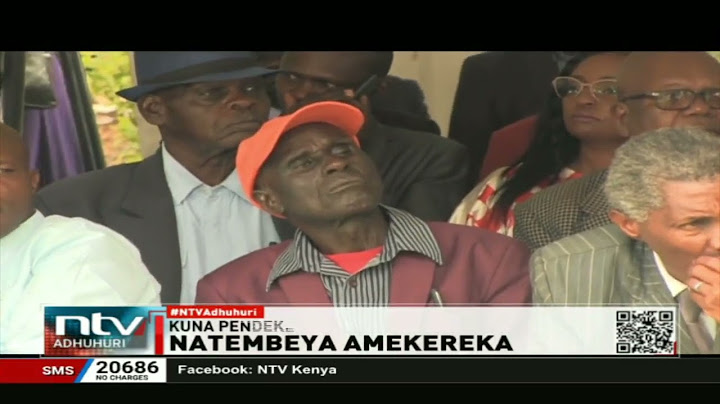 Natembeya azua kuhusu azma ya kugawanya kaunti ya Trans Nzoia