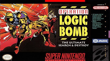 Operation Logic Bomb - Super Nintendo - Tactical Shmup Action (4K 60fps)