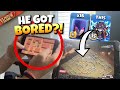Pro Player gets CAUGHT playing Brawl Stars MID TH15 Attack?! Clash of Clans