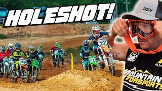 MY FIRST HOLE SHOT!! Chad Reed Goes Mini Racing!