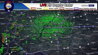 7/23/2025 (No Audio) LIVE TristateWx HD Doppler Radar Stream #tristatewx #INWX #ILWX #KYWX