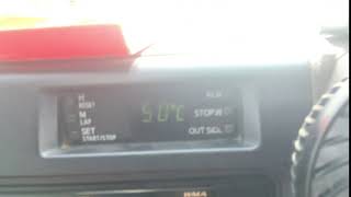 Driving in the Desert with 50 C degrees outside