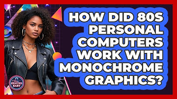 How Did 80s Personal Computers Work With Monochrome Graphics? - I