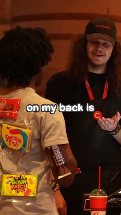 Sneaking SNACKS into Movie Theaters Prank!! 💀🍿 #kaneljoseph #prank