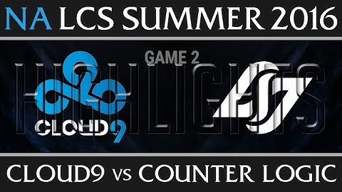 Cloud 9 vs CLG Highlights, Game 2 NA LCS Week 7 Day 3 Summer 2016 - C9 vs CLG G2
