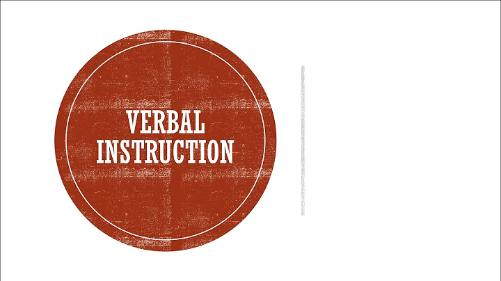 Verbal Instruction in Motor Control and Learning
