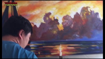 Vẽ tranh sơn dầu đắp bay TrieuArt.Com ĐT, Zalo,viber: 078 675 7979