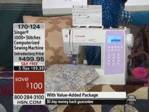 Singer 40 Stitches Computerized Sewing Machine YouTube Stunning Hsn Com Singer Sewing Machines Singer 40 Stitches Computerized Sewing Machine YouTube Stunning Hsn Com Singer Sewing Machines