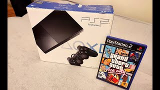 Kupiłem SONY PlayStation 2 SLIM + PIERWSZA GRA - UNBOXING