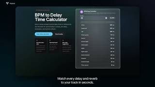 BPM Delay Calculator: Sync Delay & Reverb to Tempo | Vocuno