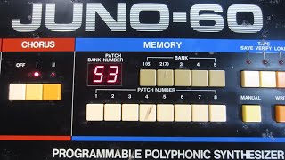 Roland Juno 60 Quick Completion Demo