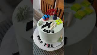 Free Fire Theme Cake 