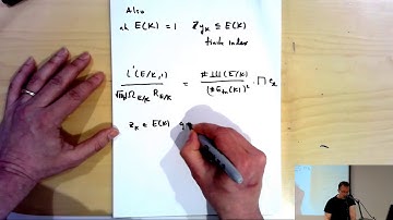 Iwasawa theory, modular forms, and elliptic curves (Christopher Skinner ) 5-5
