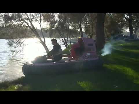 SCAT Model 2 hovercraft first test