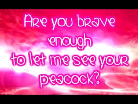 Peacock-Katy Perry lyrics