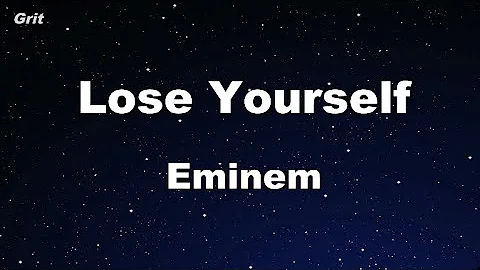 Karaoke♬ Lose Yourself - Eminem 【No Guide Melody】 Instrumental