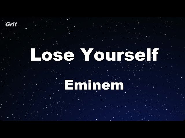 Karaoke♬ Lose Yourself - Eminem 【No Guide Melody】 Instrumental class=