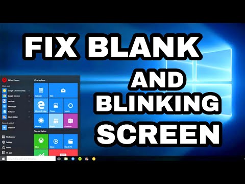 How to fix windows 10 laptop/pc startup, bluescreen and blinking screen problem after update - Hindi