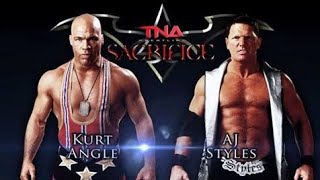 AJ Styles vs. Kurt Angle - Sacrifice 2012 Highlights
