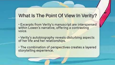 What Is The Point Of View In Verity? - The Prose Path