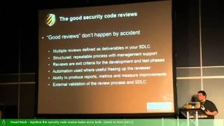 06of12   David Rook   Agnition the security code review Swiss army knife