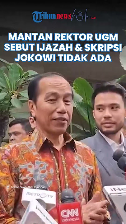 TERBONGKAR? Mantan Rektor UGM Prof Sofian Sebut Skripsi Jokowi Tak Pernah Diuji, Ijazah S1 Tidak Ada