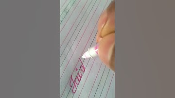 Jai mata di 🙏🙏 || learn handwriting #callygraphy #viral #cursive #ytshorts #trending #viral