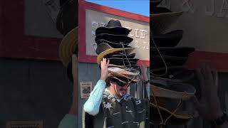 TOO MANY Cowboy Hats?
How many Cowboy hats are on this dude at Ballahacks Wild West Role-play Event in Chesapeake Virginia? TOO MANY Cowboy Hats?